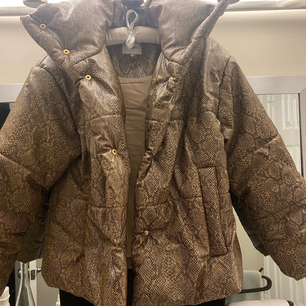 Nanushka Snake Puffer